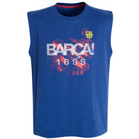 Tank Top - Barca Navy.