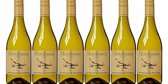 Baron Philippe de Rothschild  Chardonnay French AOC White Wine (Case of 6)