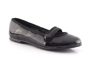 Barratts Charming Patent Ballerina - Junior