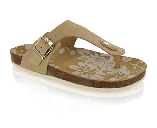 Barratts Cool Footbed Toe Post Sandal