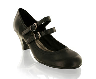 Barratts Delightful Twin Buckle Court Shoe