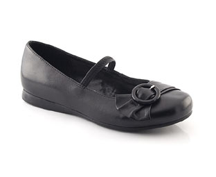 Barratts Leather Buckle Trim Shoe - Infant