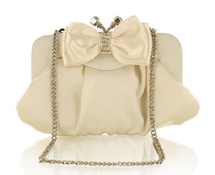 Satin Diamante Trim Bag