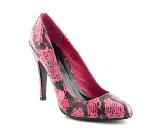 Snake Effect Court Shoe