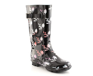 Barratts Wellington Boot With Flower Print - Junior