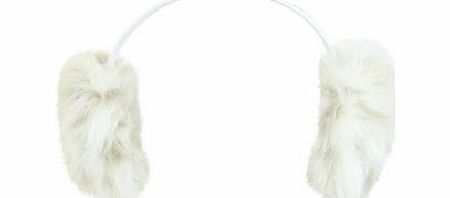 Ladies Barts Fur Deluxe Earmuffs. Snow Leopard