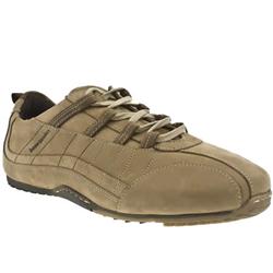 Base London Male Speed Ghilli Leather Upper in Beige