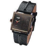 Base Mens Black Analogue and Digital Watch