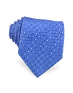 Basile Geometric Twill Silk Tie