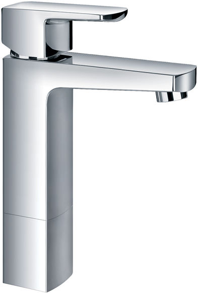 Chloe single lever medium basin mixer with