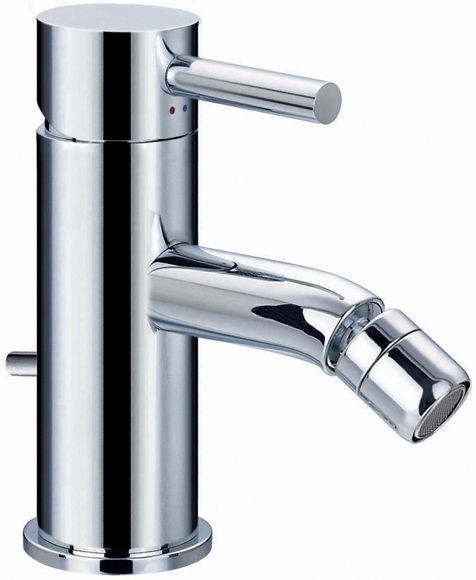 Edgar single lever bidet mixer with clicker waste