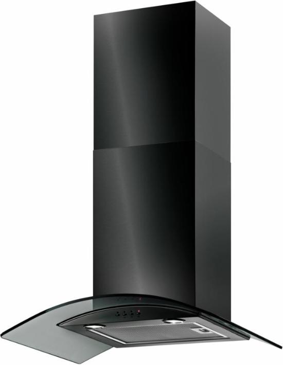 Baumatic BT7.3BGL 70cm Chimney Hood in Black and