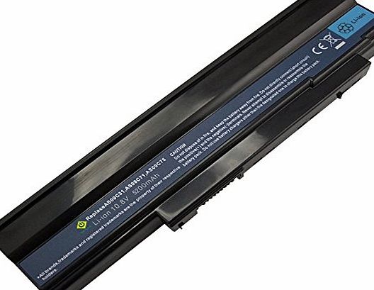 Bay Valley Parts 6-Cell 10.8V 5200mAh New Replacement Laptop Battery for ACER:Extensa 5235,Extensa 5635G,Extensa 5635Z,Extensa 5635ZG: