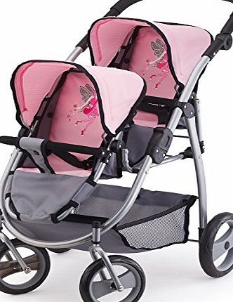 Bayer Design 2650800 Twin Dolls Pram