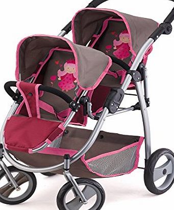 Bayer Design 2657800 Twin Dolls Pram