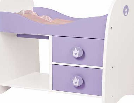 Wooden Doll Bunk Bed & Wardrobe -