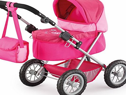 Bayer Dolls Trendy Pram (Strong Pink)