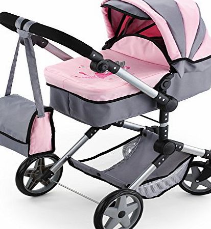 Bayer pram Neo Pro Combi-Dolls (Grey)