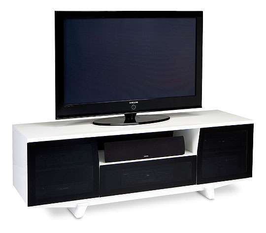 BDI Marina 8729-2 White Gloss TV Cabinet - Arena