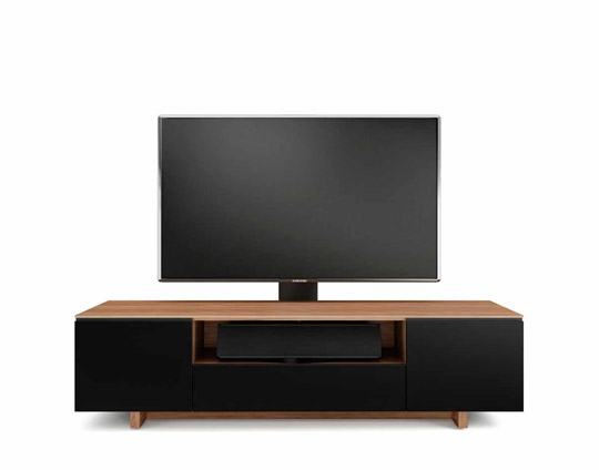 Nora 8239-S Natural Walnut Slim TV Cabinet