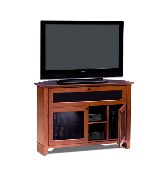 BDI Novia 8421 Natural Cherry Corner TV Cabinet