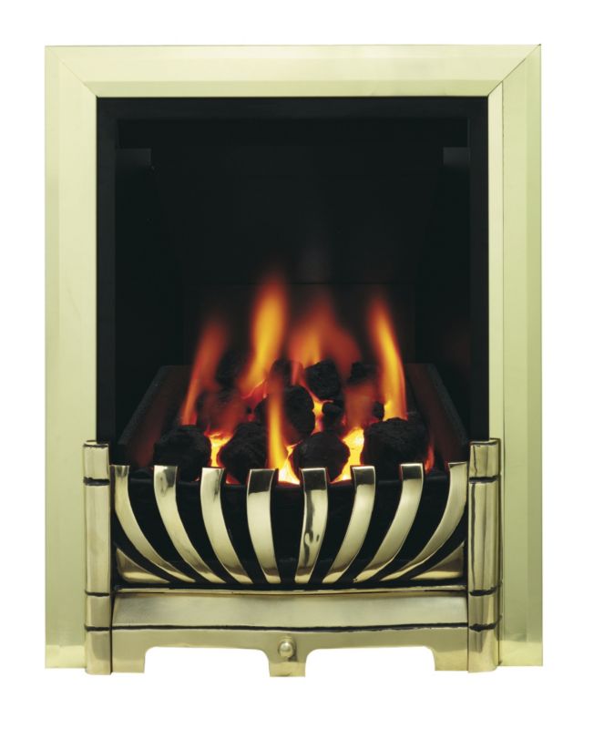 Be Modern 120mm Brass Gas Fire 8010