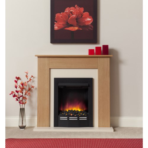 Be Modern Group Be Modern Colston Oak Effect Electric Fireplace