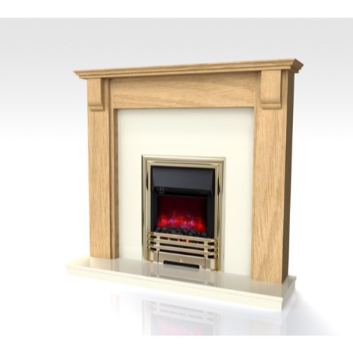 Be Modern Group Be Modern Oakridge Oak Finish Electric Fireplace