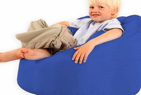 Bean Bag Bazaar Large Childrens Bean Bags BLUE - Indoor amp; Outdoor Huge Kids Bean Bag Chair