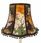 BeauVamp at notonthehighstreet.com Bespoke Oriental Table Lampshades Black