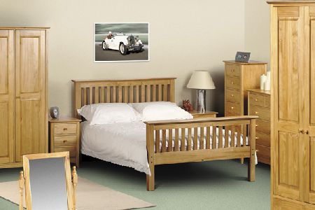 Bedworld Discount Barcelona Bed Frame (High Foot End) Kingsize 150cm