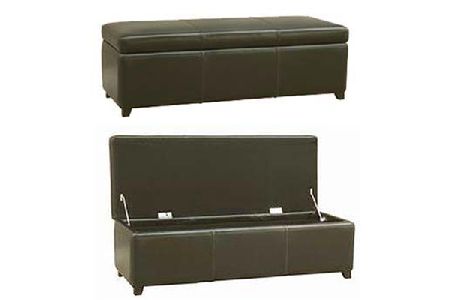 Bedworld Discount Chello Brown Leather Ottoman Chest