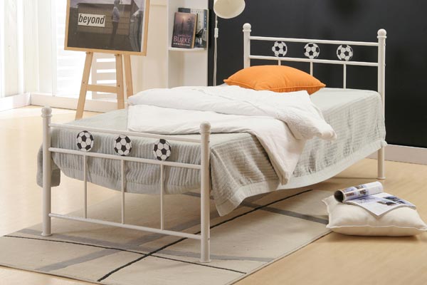 Euro Football Metal Bed Frame Single 90cm