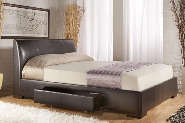 Kenton Black Bed Frame Double 135cm