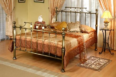 Melrose Antique Metal Bed Frame Double 135cm