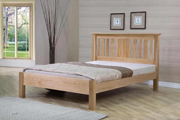 Oregon Oak Bed Frame Single 90cm