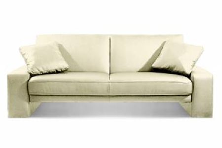 Supra Oyster Faux Leather Sofa Bed