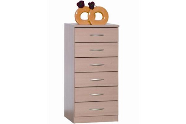 Toledo Beech 6 Drawer Chest