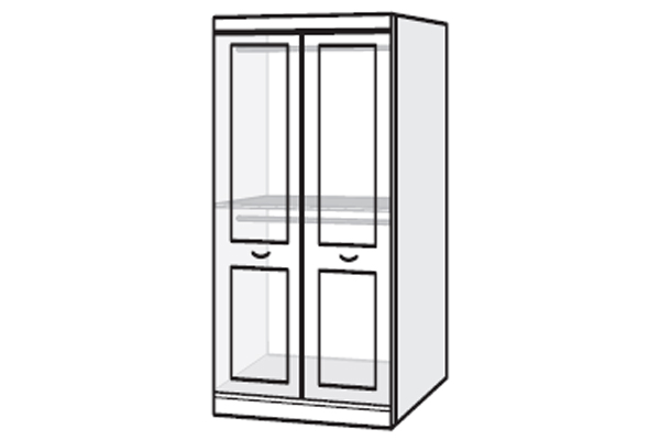 Oyster Bay Range - Wardrobe - 2 Doors