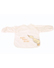 Terry Sleeved Bib Hello Baby Duck Cream