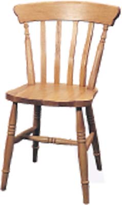 BEECH CHAIR HEAVY SLAT DINER