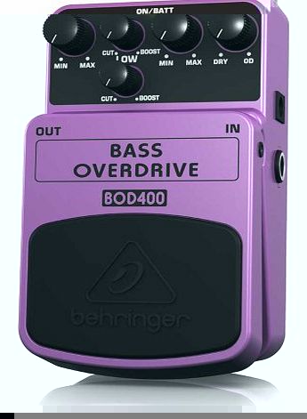 Behringer BOD400 Bass Overdrive Effects Pedal