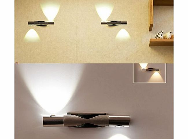 BEIYI R0726 Thor Twin Wall Light Aluminum 3w LED Day White