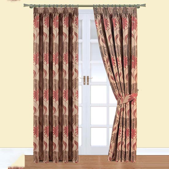 Tavie Curtains Red