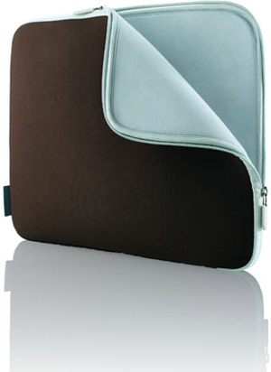 belkin 15 Notebook Sleeve - Neoprene - Chocolate/Tourmaline