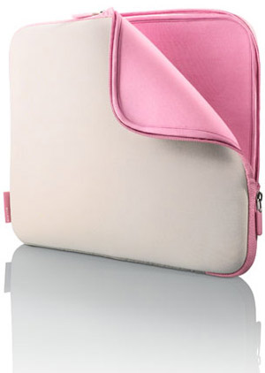 belkin 15 Notebook Sleeve - Neoprene - Dove/Peony