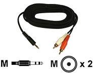 BELKIN 3.5MM JACK TO RCA 10M