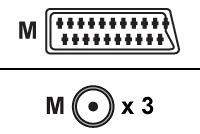 BELKIN CABLE/SCART- 3XRCA CABLE 4