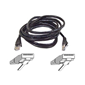 Belkin CAT-5e Patch Cable 50cm Black Snagless