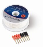 Belkin Components Belkin Blue Series PureAV 18 AWG Speaker Wire with Pins 15m, White